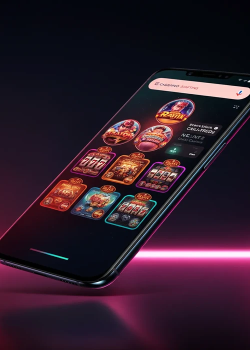 Vibrant game lobby of Fortune Clock Casino showcasing popular slot titles like Book of Dead and bonus offers for new players.